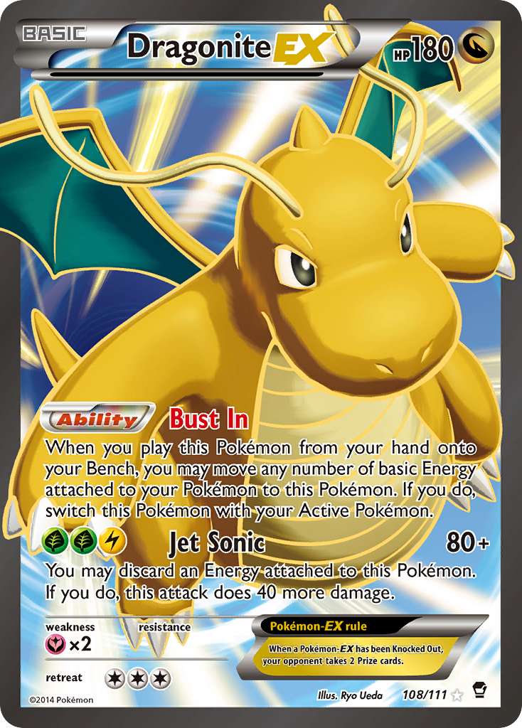 Dragonite EX (108/111) [XY: Furious Fists] | Cracking-Singles