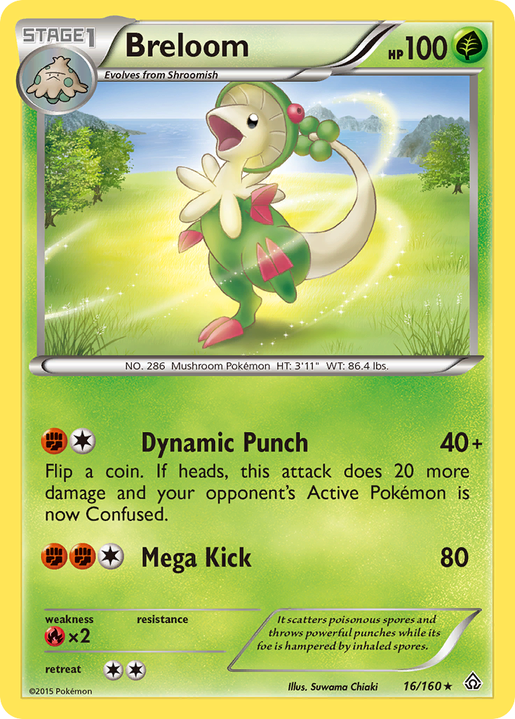 Breloom (16/160) [XY: Primal Clash] | Cracking-Singles