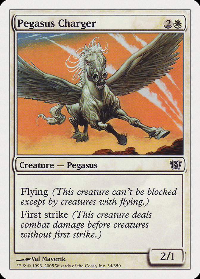 Pegasus Charger [Ninth Edition] | Cracking-Singles