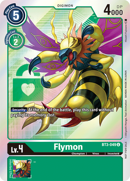 Flymon [BT3-049] (Buy-A-Box Promo) [Release Special Booster Ver.1.5 Promos] | Cracking-Singles