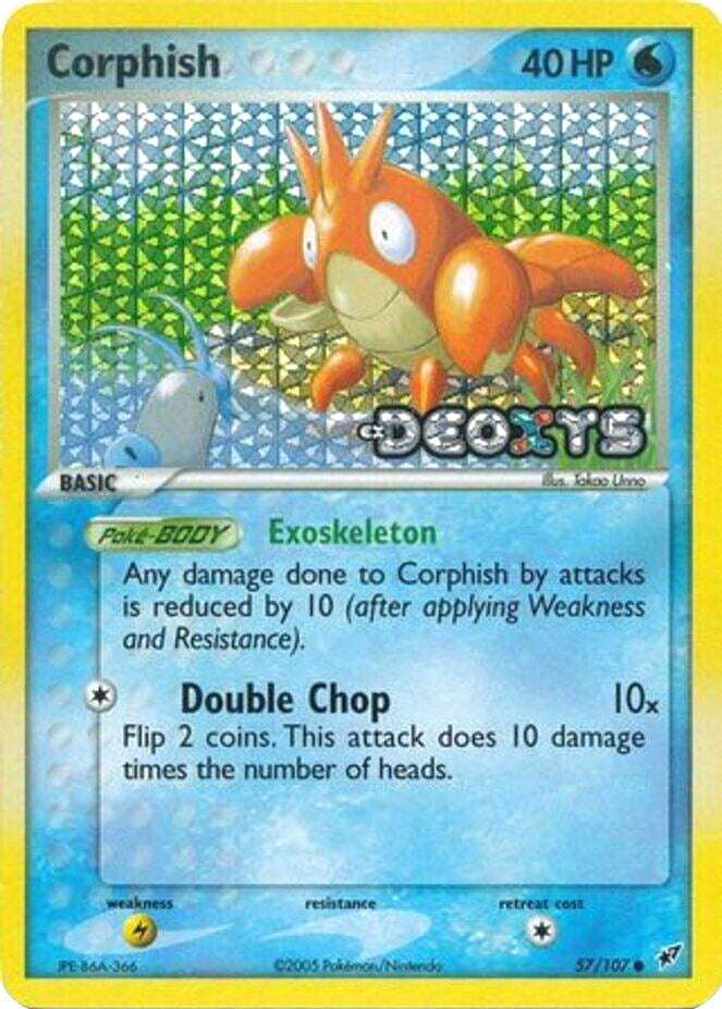 Corphish (57/107) (Stamped) [EX: Deoxys] | Cracking-Singles