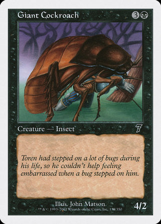 Giant Cockroach [Seventh Edition] | Cracking-Singles