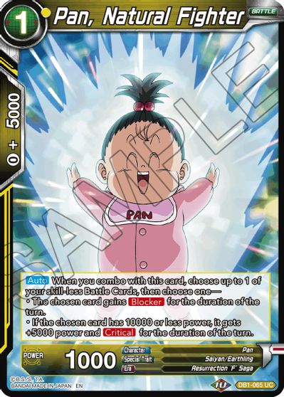 Pan, Natural Fighter (Reprint) (DB1-065) [Battle Evolution Booster] | Cracking-Singles