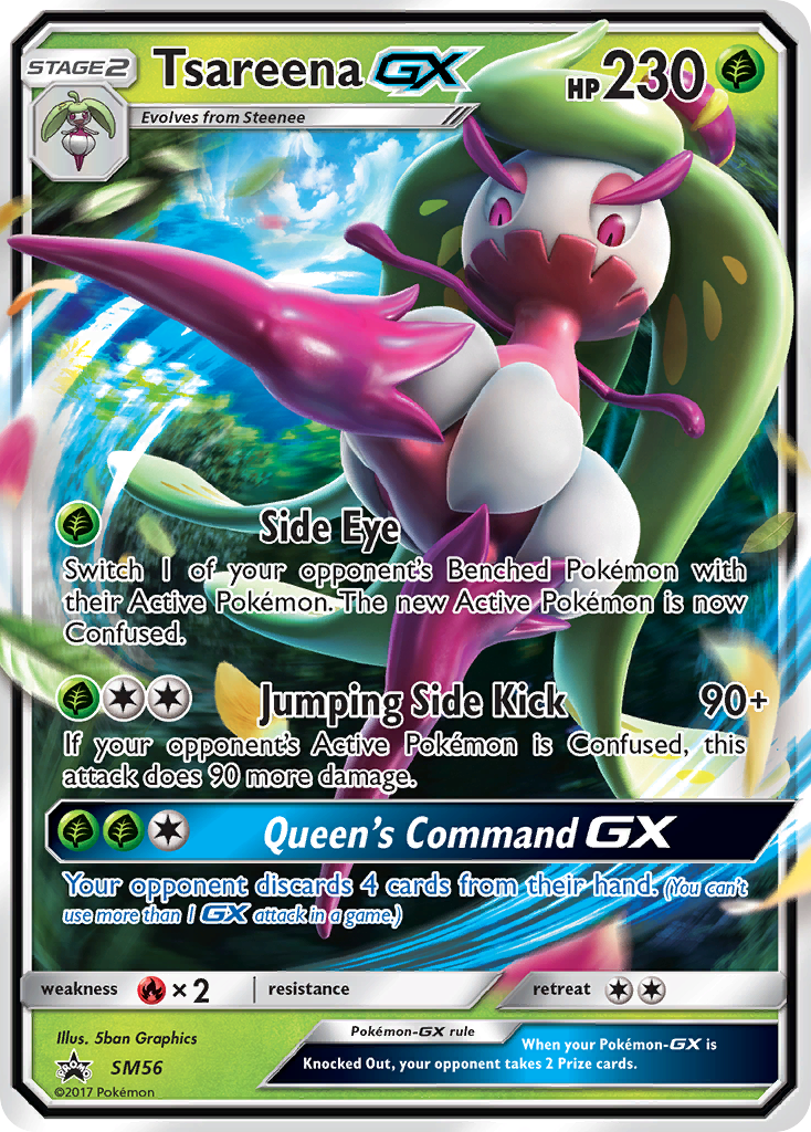 Tsareena GX (SM56) [Sun & Moon: Black Star Promos] | Cracking-Singles