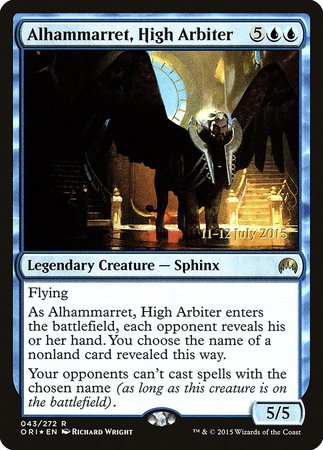 Alhammarret, High Arbiter [Magic Origins Promos] | Cracking-Singles