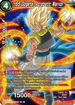 SS Gogeta, Acrobatic Warrior [EX04-01] | Cracking-Singles