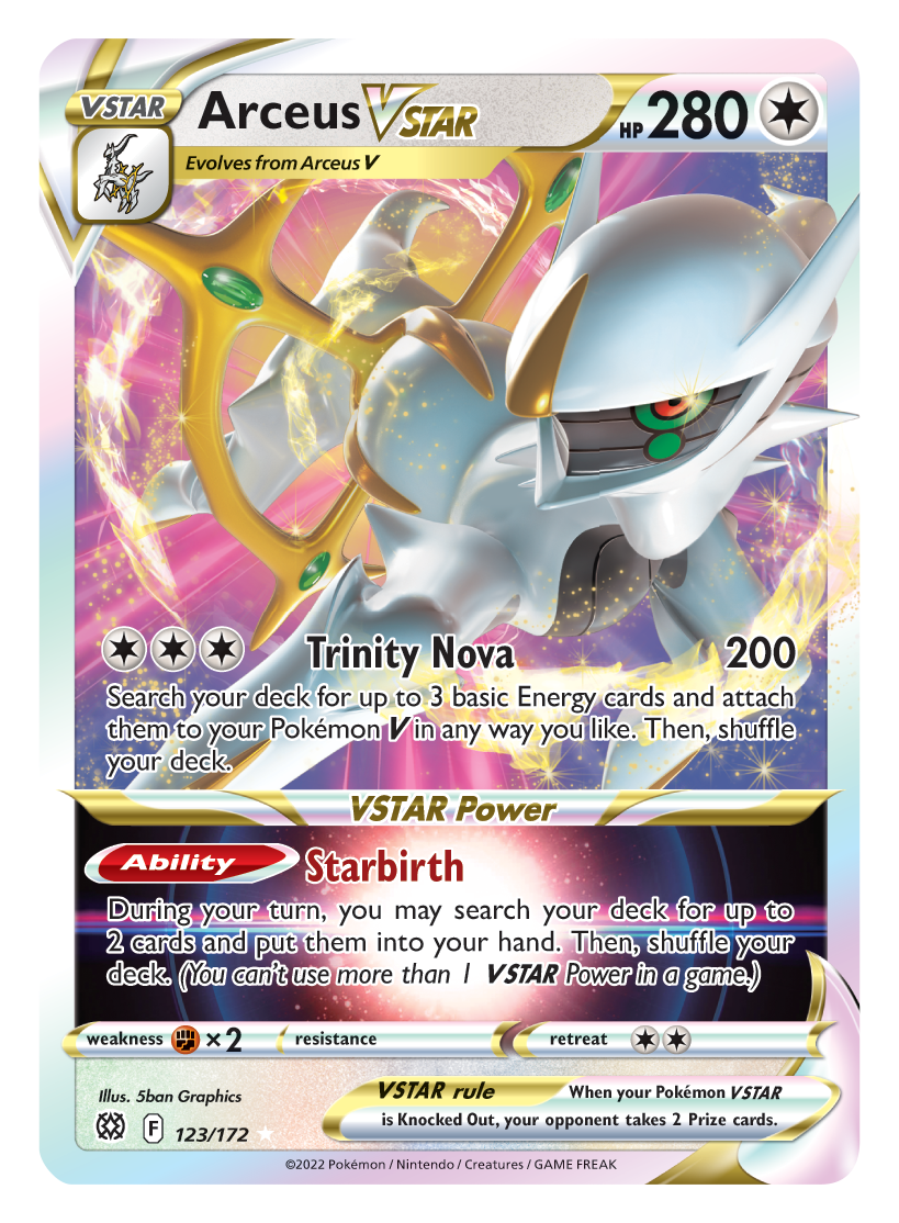 Arceus VSTAR (123/172) [Sword & Shield: Brilliant Stars] | Cracking-Singles