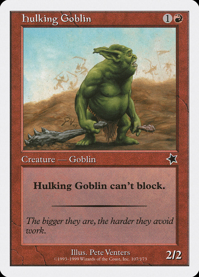 Hulking Goblin [Starter 1999] | Cracking-Singles