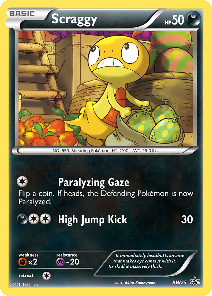 Scraggy (BW25) [Black & White: Black Star Promos] | Cracking-Singles