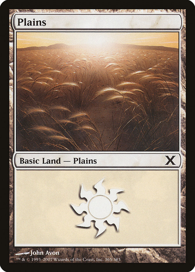 Plains (365) [Tenth Edition] | Cracking-Singles