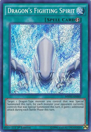 Dragon's Fighting Spirit [MVP1-ENS07] Secret Rare | Cracking-Singles