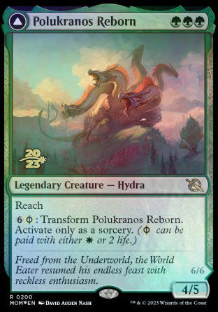 Polukranos Reborn // Polukranos, Engine of Ruin [March of the Machine Prerelease Promos] | Cracking-Singles