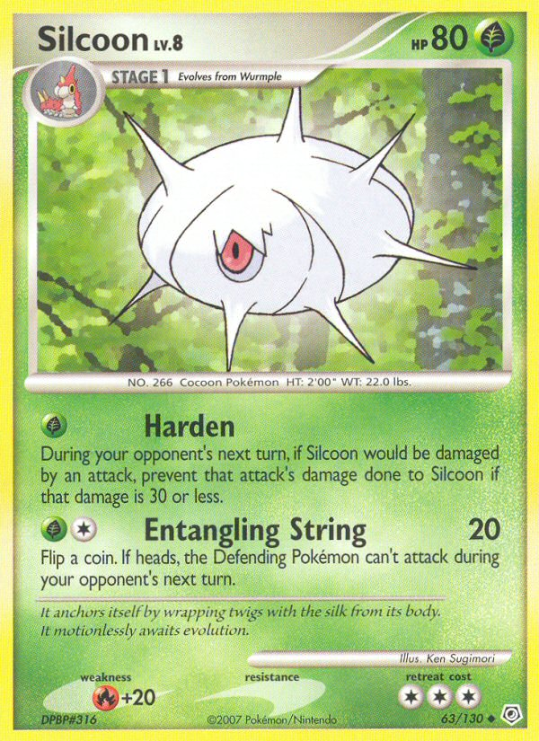 Silcoon (63/130) [Diamond & Pearl: Base Set] | Cracking-Singles