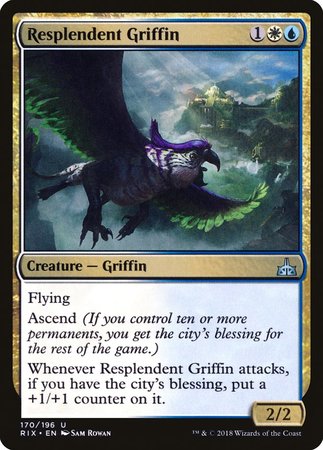 Resplendent Griffin [Rivals of Ixalan] | Cracking-Singles