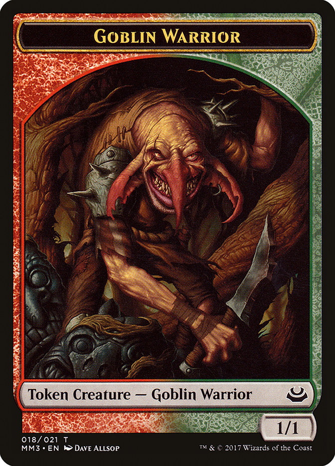 Goblin Warrior [Modern Masters 2017 Tokens] | Cracking-Singles