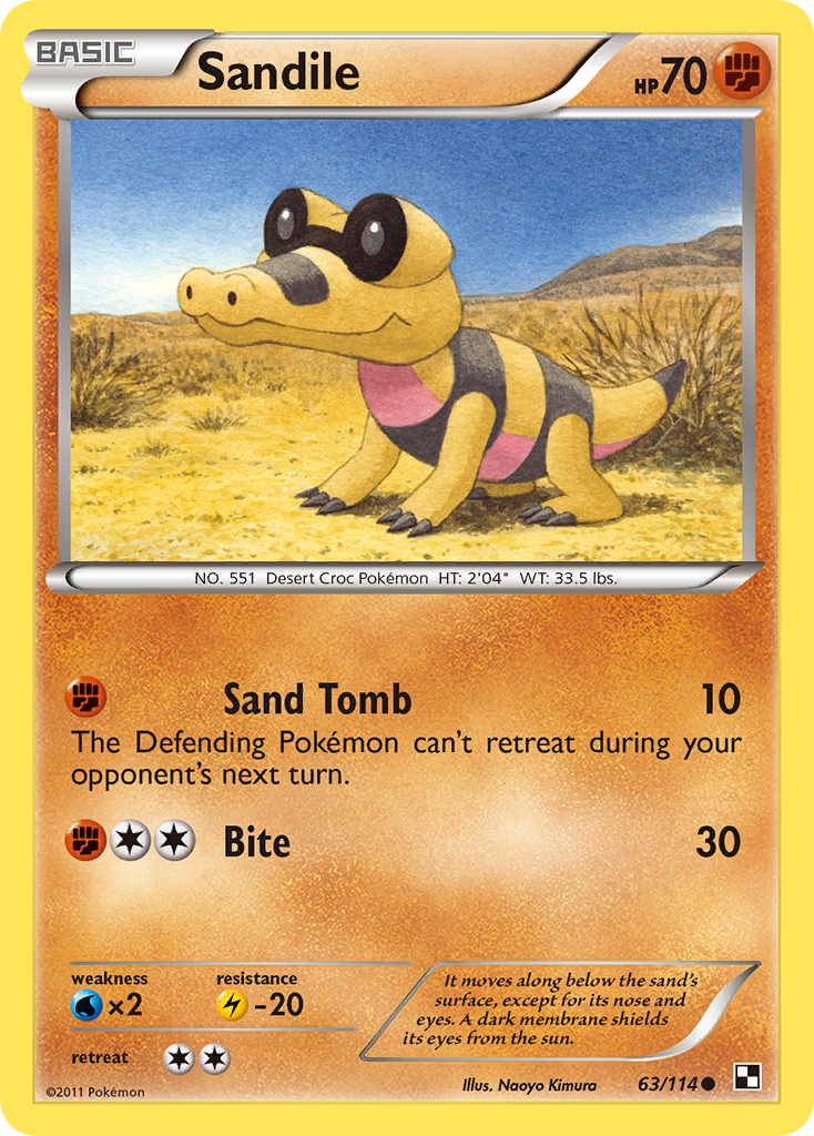 Sandile (63/114) [Black & White: Base Set] | Cracking-Singles