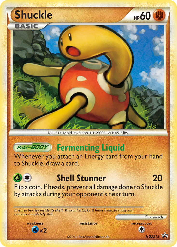 Shuckle (HGSS15) [HeartGold & SoulSilver: Black Star Promos] | Cracking-Singles