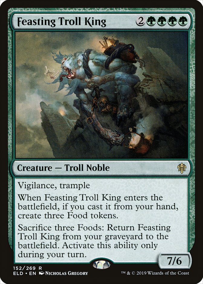 Feasting Troll King [Throne of Eldraine] | Cracking-Singles