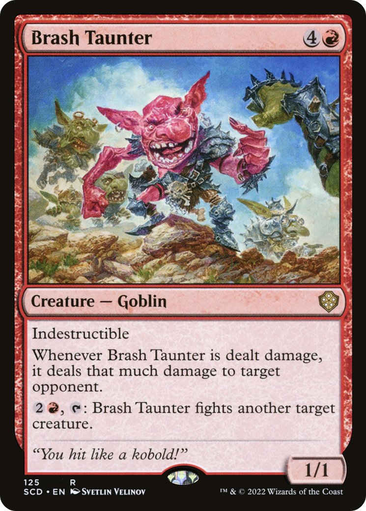 Brash Taunter [Starter Commander Decks] | Cracking-Singles