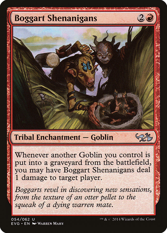 Boggart Shenanigans (Elves vs. Goblins) [Duel Decks Anthology] | Cracking-Singles