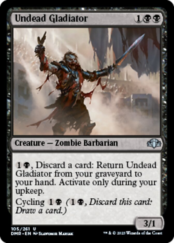 Undead Gladiator [Dominaria Remastered] | Cracking-Singles