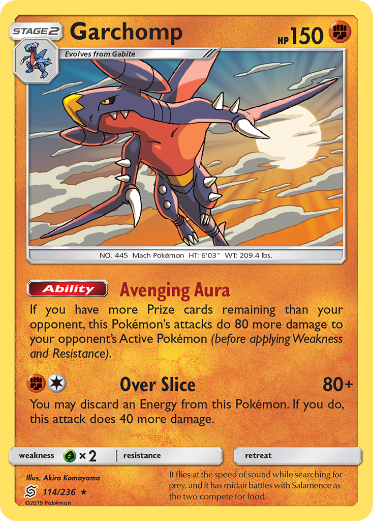 Garchomp (114/236) [Sun & Moon: Unified Minds] | Cracking-Singles