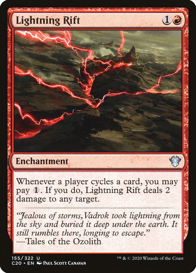 Lightning Rift [Commander 2020] | Cracking-Singles