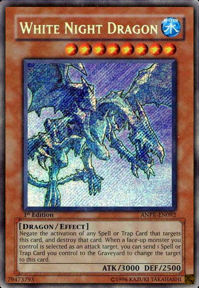 White Night Dragon [ANPR-EN092] Secret Rare | Cracking-Singles