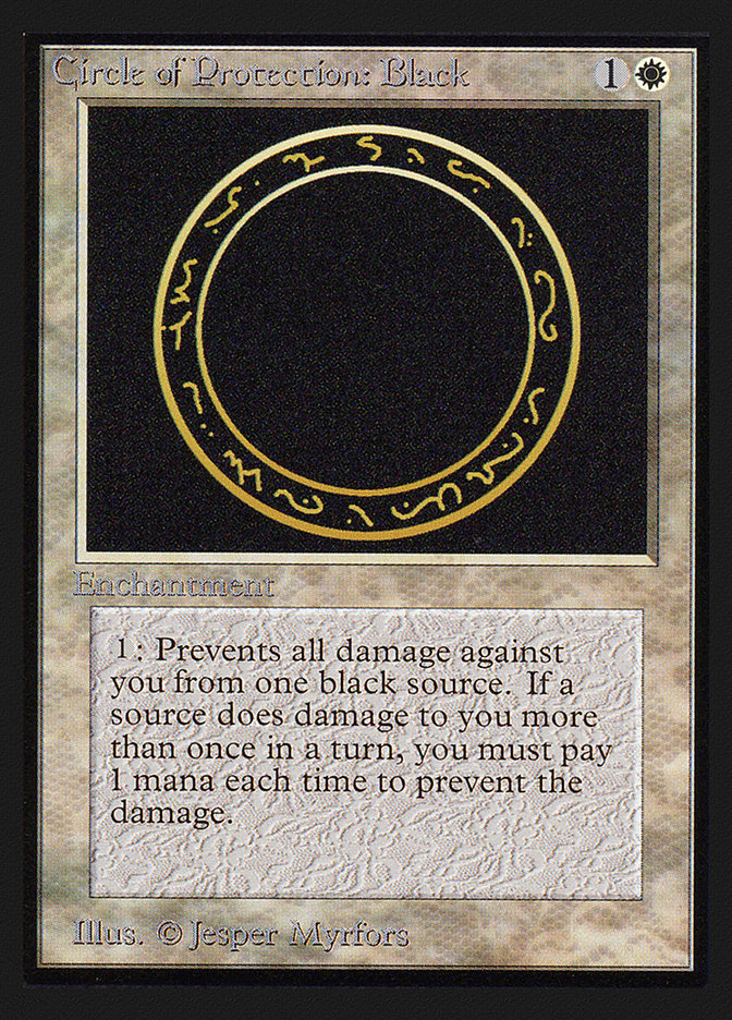 Circle of Protection: Black (CE) [Collectors’ Edition] | Cracking-Singles