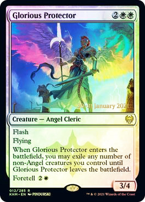 Glorious Protector  [Kaldheim Prerelease Promos] | Cracking-Singles