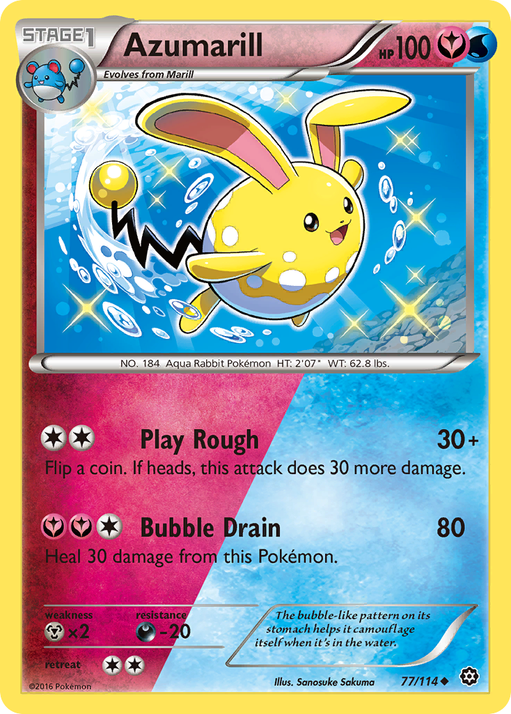 Azumarill (77/114) [XY: Steam Siege] | Cracking-Singles