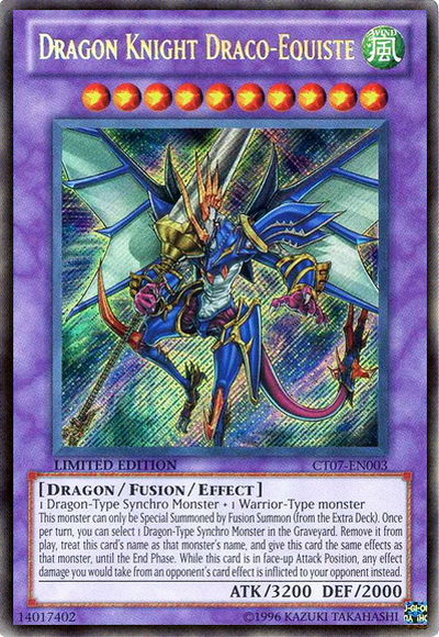 Dragon Knight Draco-Equiste [CT07-EN003] Secret Rare | Cracking-Singles