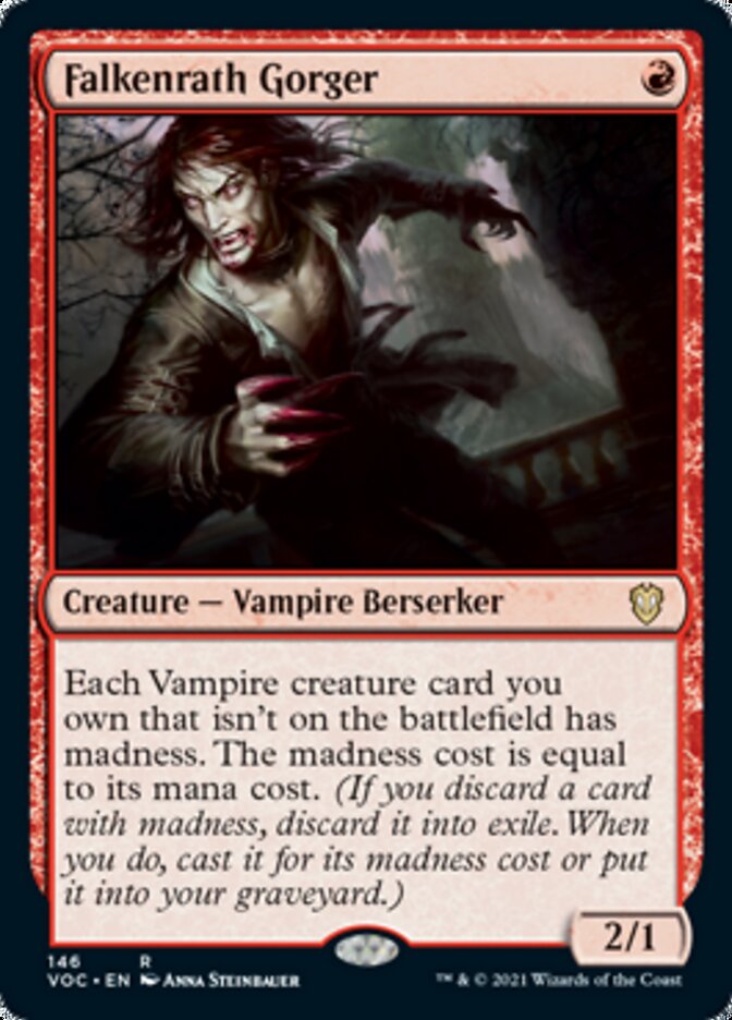 Falkenrath Gorger [Innistrad: Crimson Vow Commander] | Cracking-Singles