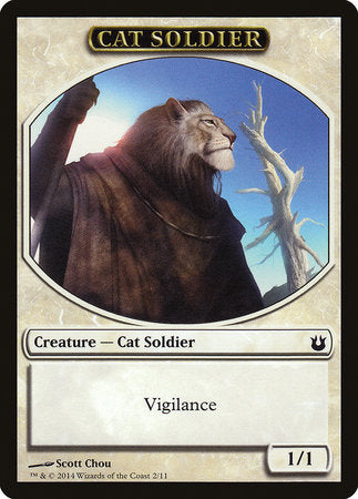 Cat Soldier Token [Born of the Gods Tokens] | Cracking-Singles