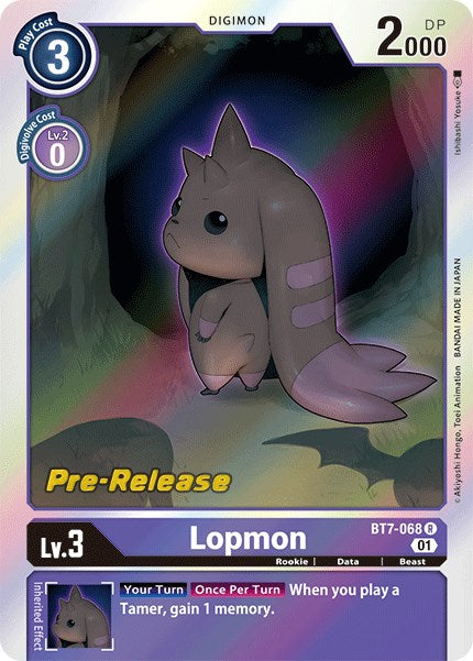 Lopmon [BT7-068] [Next Adventure Pre-Release Cards] | Cracking-Singles