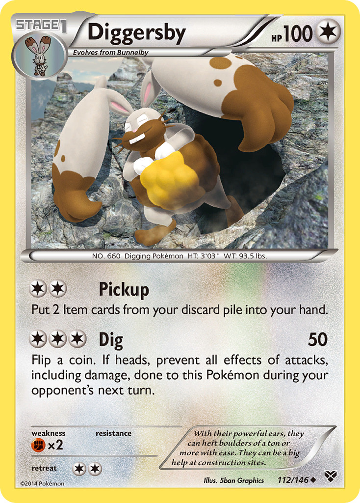 Diggersby (112/146) [XY: Base Set] | Cracking-Singles