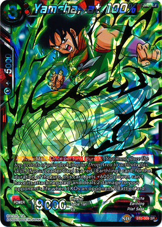 Yamcha, at 100-Percent (BT5-009) [Miraculous Revival] | Cracking-Singles