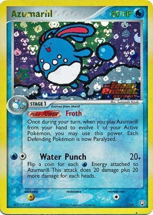 Azumarill (1/109) (Stamped) [EX: Team Rocket Returns] | Cracking-Singles