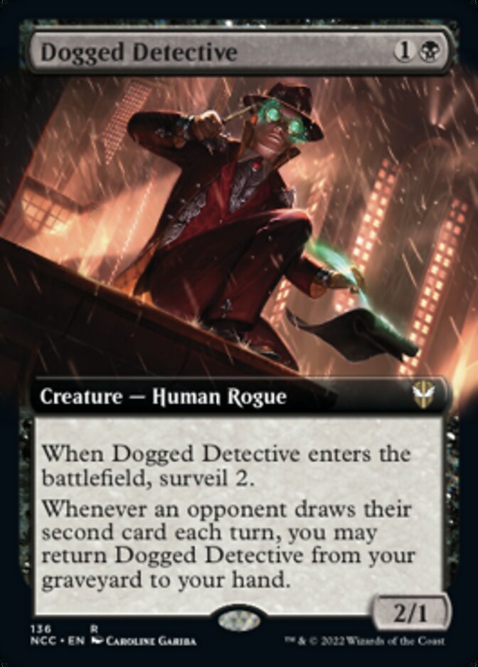 Dogged Detective (Extended Art) [Streets of New Capenna Commander] | Cracking-Singles