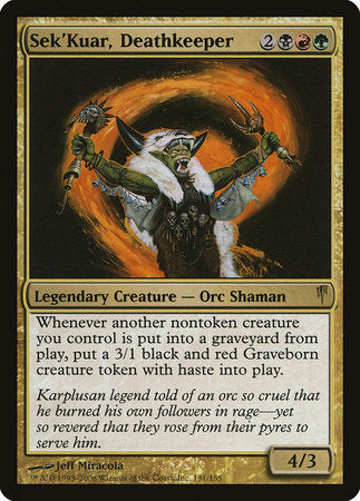 Sek'Kuar, Deathkeeper [Coldsnap] | Cracking-Singles