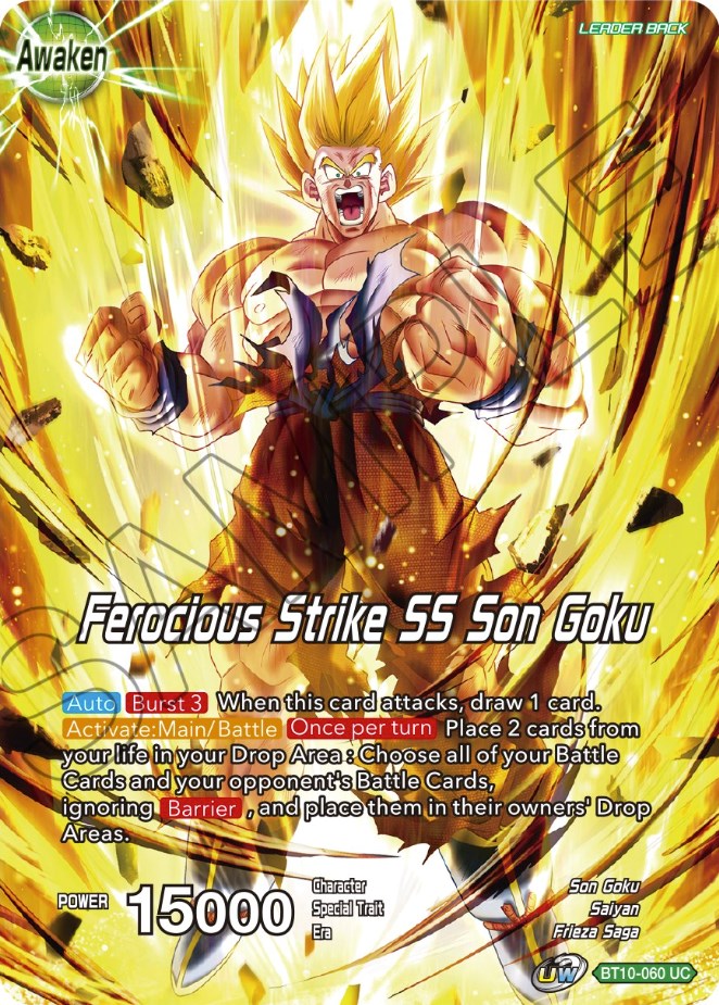 Son Goku // Ferocious Strike SS Son Goku (BT10-060) [Theme Selection: History of Son Goku] | Cracking-Singles