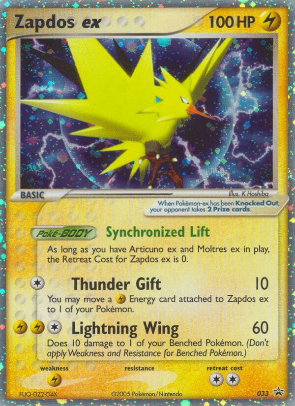 Zapdos ex (033) [Nintendo: Black Star Promos] | Cracking-Singles