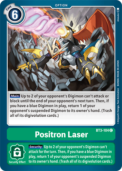 Positron Laser [BT3-104] [Release Special Booster Ver.1.5] | Cracking-Singles