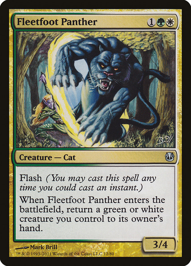 Fleetfoot Panther [Duel Decks: Ajani vs. Nicol Bolas] | Cracking-Singles