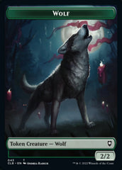 Wolf // Insect Double-sided Token [Commander Legends: Battle for Baldur's Gate Tokens] | Cracking-Singles