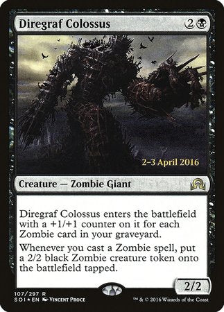 Diregraf Colossus [Shadows over Innistrad Promos] | Cracking-Singles