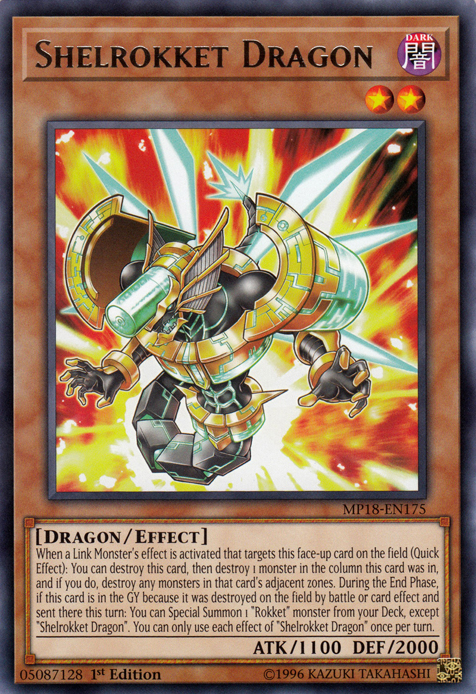 Shelrokket Dragon [MP18-EN175] Rare | Cracking-Singles