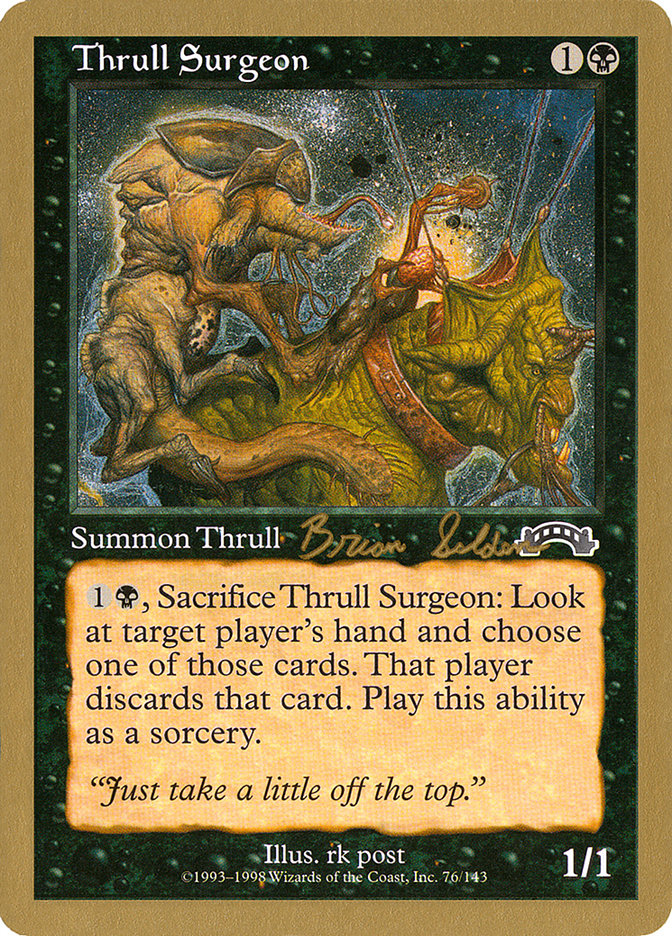 Thrull Surgeon (Brian Selden) [World Championship Decks 1998] | Cracking-Singles