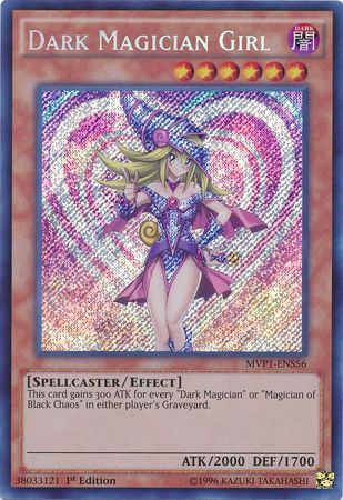 Dark Magician Girl [MVP1-ENS56] Secret Rare | Cracking-Singles