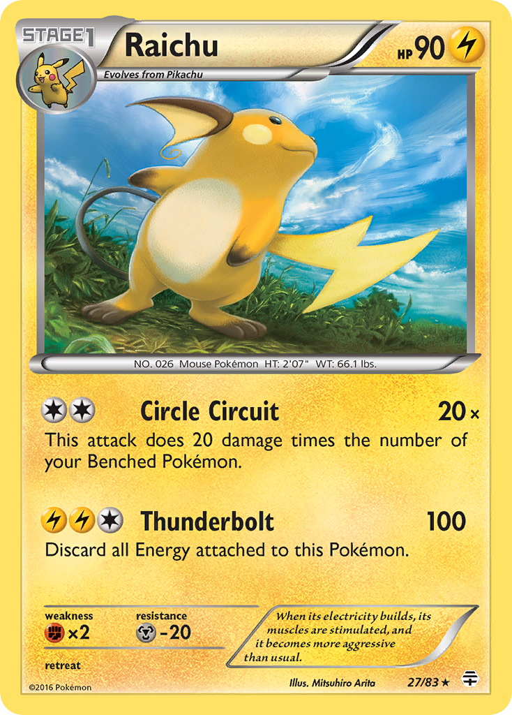 Raichu (27/83) [XY: Generations] | Cracking-Singles